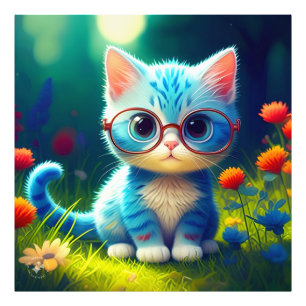 Foto Óculos de Visto de Gatinhos Azuis-276548