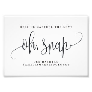 Foto Oh Sinal de Instagram Escolha seu tamanho