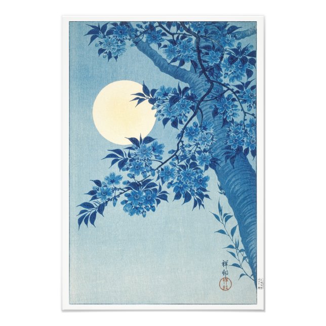 Foto Ohara Koson Art Japonês (Frente)