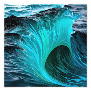 Foto "Ola Tiburón" Onda Azul De Tubarão