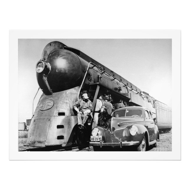 Foto Olá, Vintage New York Central Railroad (Frente)