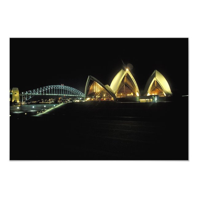 Foto Ópera de Sydney à noite, Nova Gales do Sul, 2 (Frente)
