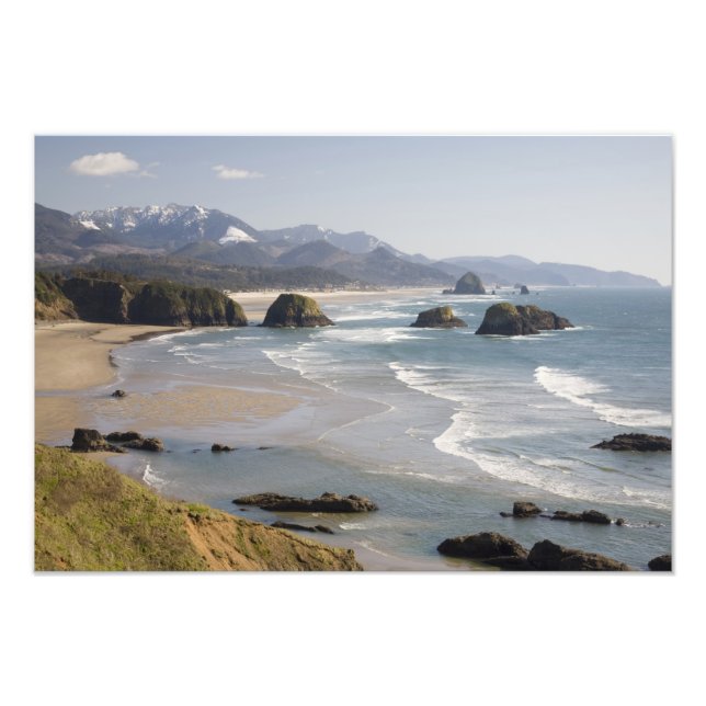 Foto OR, Costa do Oregon, Parque Estadual Ecola, Cresce (Frente)