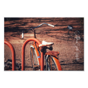 Foto Orange Old Bike