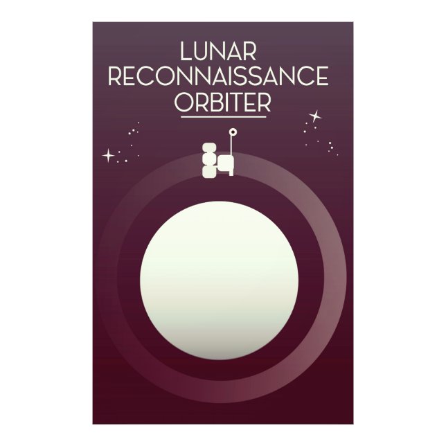 Foto Orbitador de Reconhecimento Lunar (Frente)