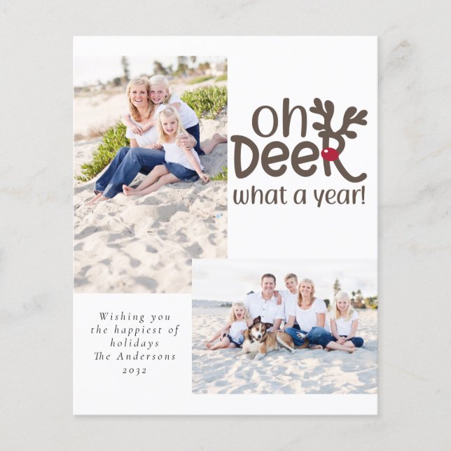 Foto orçamentária de O Veado Que Ano! Cartão de Fe (Frente)