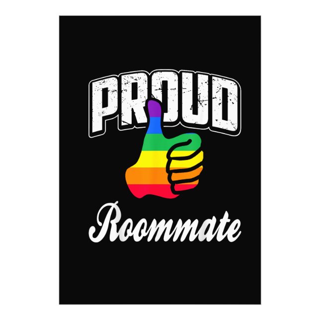 Foto Orgulho Gay do Colega de Quarto (Frente)