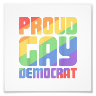 Foto Orgulhoso Democrata Gay Engraçado LGBT