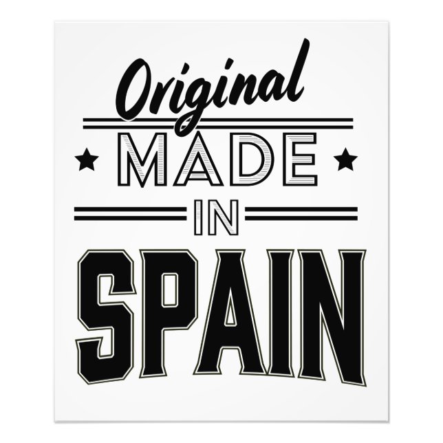 Foto Original feito em Espanha (Frente)
