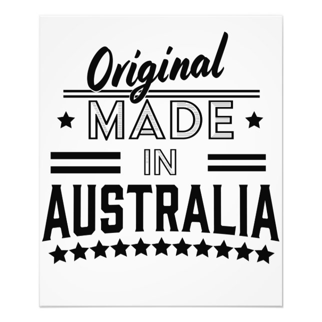 Foto Original feito na Austrália (Frente)