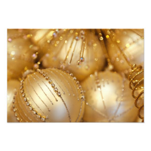Foto Ornamentos Brilhantes de Natal - Dourados