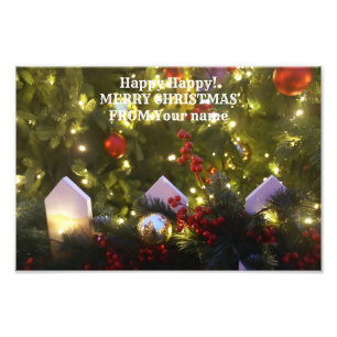 Foto ornamentos de árvores de Natal