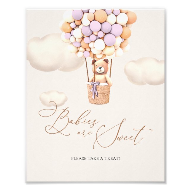 Foto Os Bebês São Doces Por Favor Tome Um Sinal De Trat (Frente)