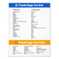 Os cães do Comida podem e não podem Poster