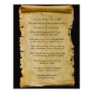 Foto Os Dez Mandamentos do Gato