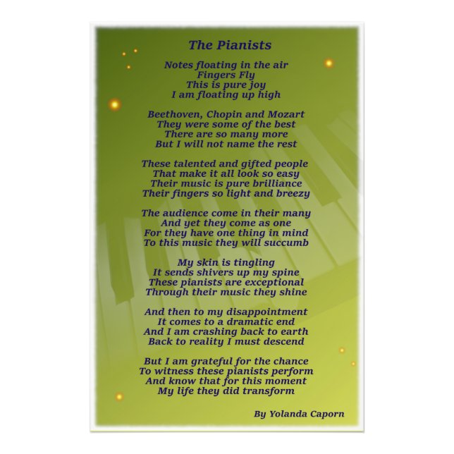 Foto Os Pianistas Fotografam Alargamento (Frente)