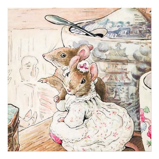 Foto “Os Ratos Escutaram o Alfaiate” por Beatrix Potte (Frente)