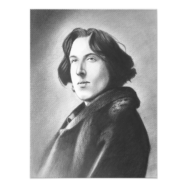 Foto Oscar Wilde Poster Impressão (Frente)