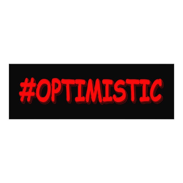 Foto "#OTIMISTA" Design. Compre agora (Frente)