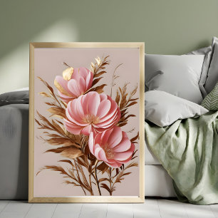 Foto Ouro Peony Elegance