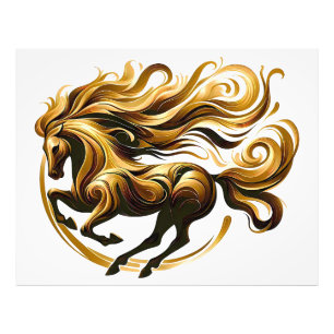 Foto Ouro Whirlwind - Cavalo Regal em Movimento