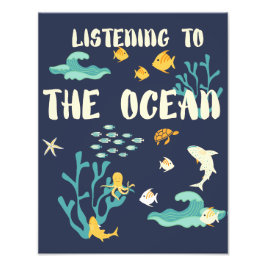 Foto Ouvindo O Oceano, Dia Da Terra,