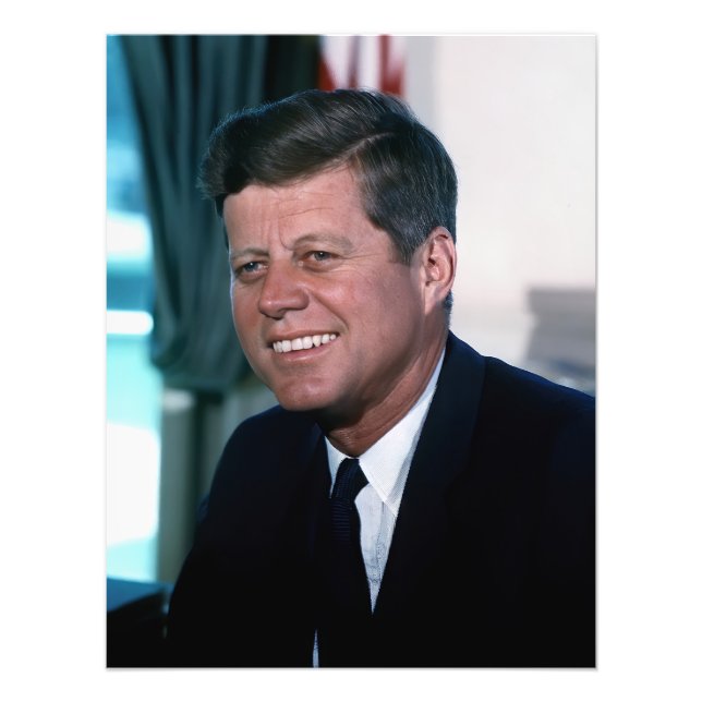 Foto Oval Presidente John Jack F. Kennedy (Frente)