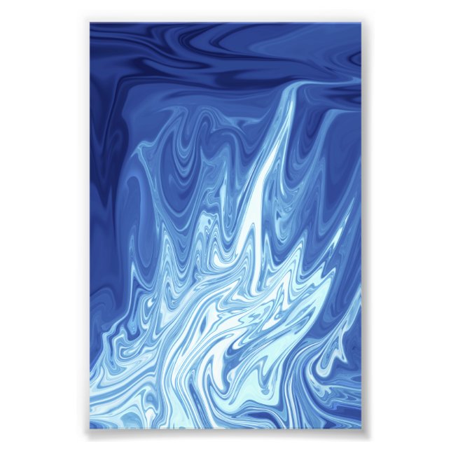 Foto Padrão abstrato de Aquarela (Frente)