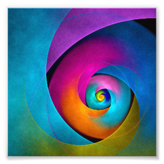 Foto Padrão Azul Cor-de-rosa Abstrato Floral Moderno #1