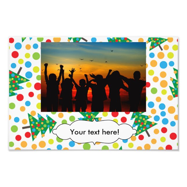 Foto Padrão das árvores de Natal (Frente)