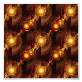 Foto Padrão de Arte Abstrata Boho Moderno Elegante Dour