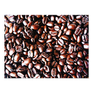 Foto Padrão de Beans de café - Rosto escuro