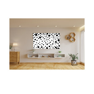 Foto Padrão de Bolinhas branco preto moderno