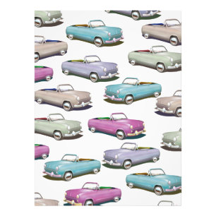 Foto Padrão de carros clássicos vintage fofos