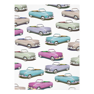 Foto Padrão de carros clássicos vintage fofos