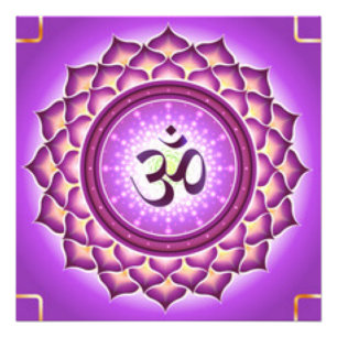Foto Padrão de Design do Chakra da Coroa