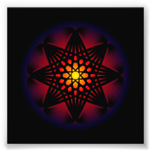 Foto Padrão de Grade de Runa do Círculo