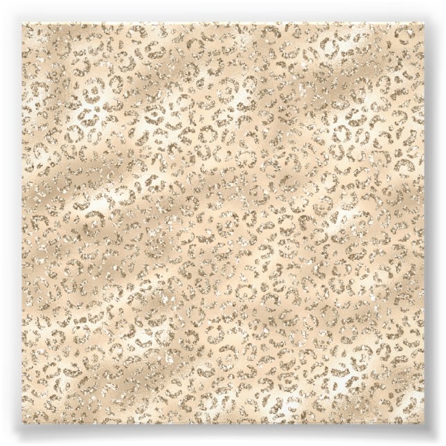 Foto Padrão de Impressão de Pele de Leopardo Guepardo M (Frente)