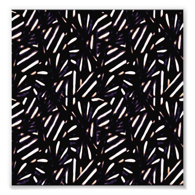 Foto Padrão de Impressão de Zebra Moderna (Frente)