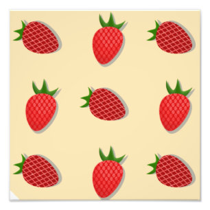 Foto Padrão de morango para boas vibrações no Verão de 