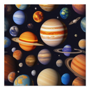 Foto Padrão de Planetas
