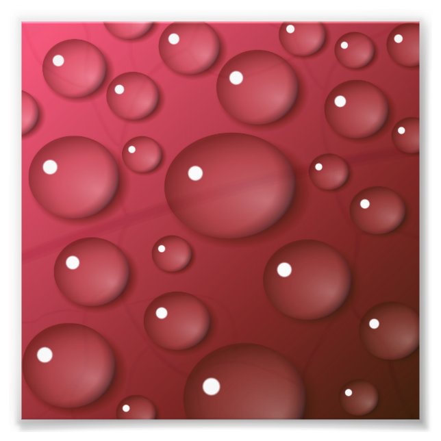 Foto Padrão de queda de água vermelha (Frente)