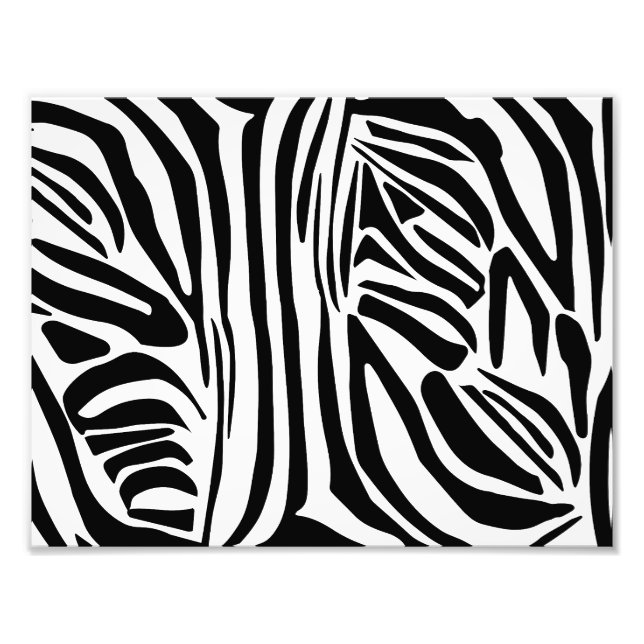 Foto Padrão de zebra (Frente)