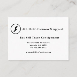 Foto padrão do folheto de 3,5" x 2,0" para Cartão