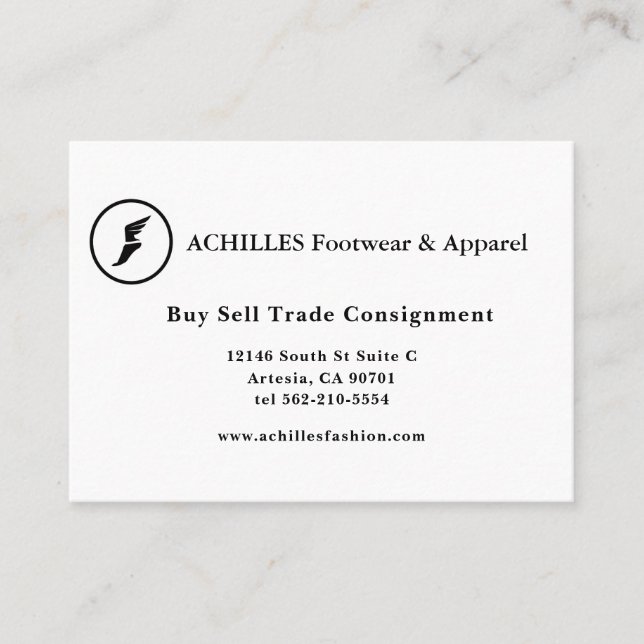 Foto padrão do folheto de 3,5" x 2,0" para Cartão  (Frente)