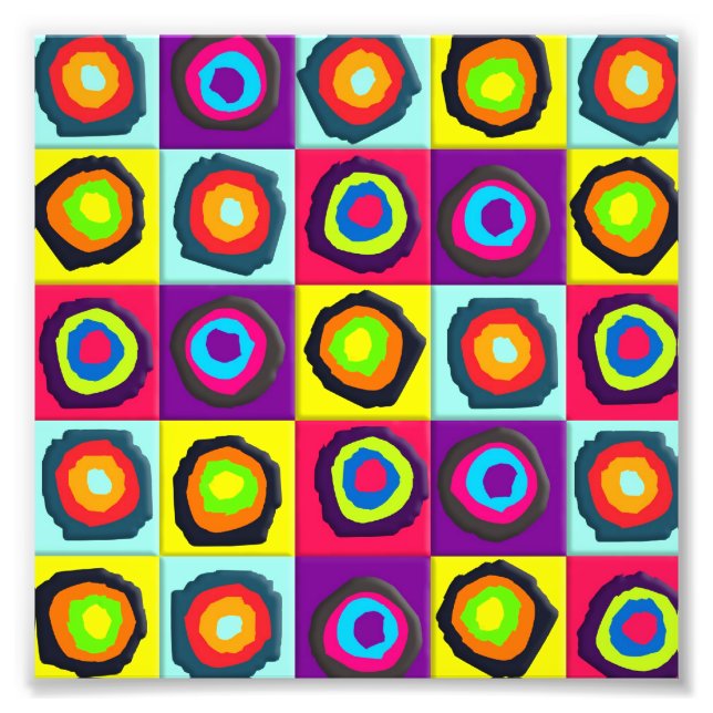 Foto padrão dos círculos (Frente)