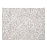 Padrão Floral Branco