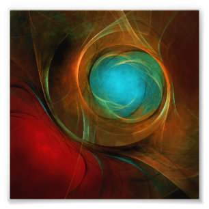 Foto Padrão Legal de Abstrato de Arte Fina Azul Moderna