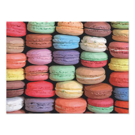 Foto Padrão Macaron Francês Colorido