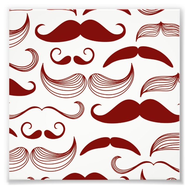 Foto Padrão Red Mustache (Frente)